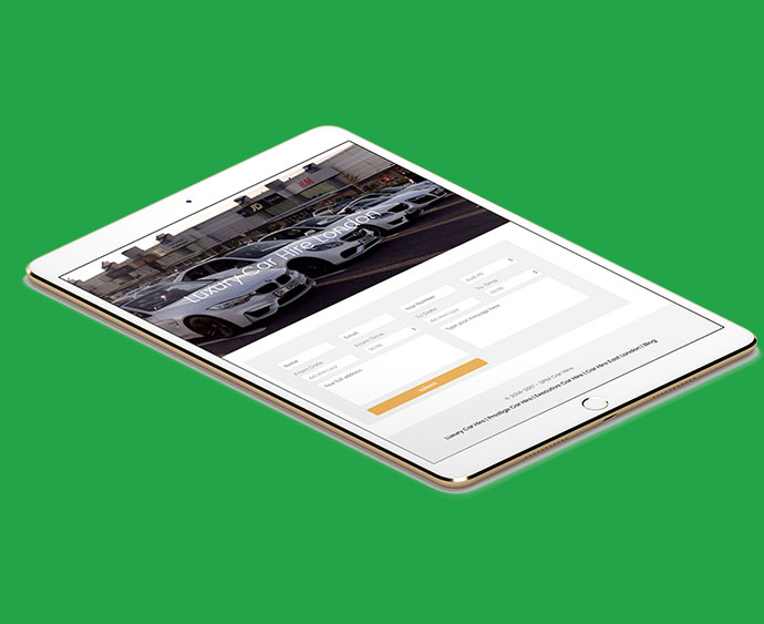 Car Hire Website Design | C Factory