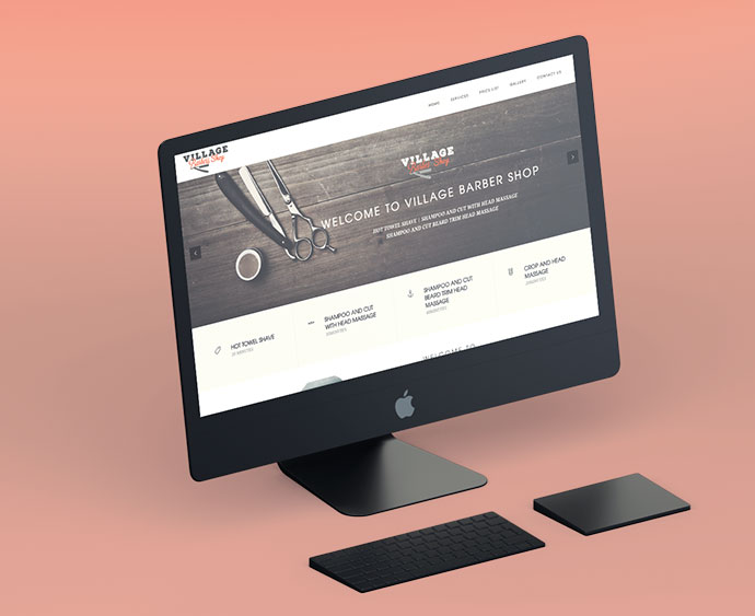 Barber Website Design | C Factory