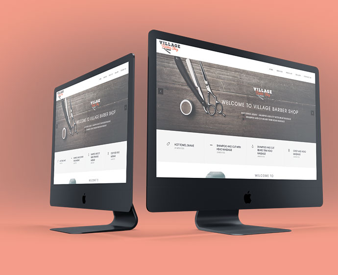 Barber Website Design | C Factory